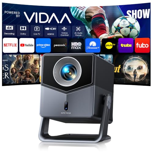 TOPTRO Smart 4K Projector with WiFi6 & Bluetooth