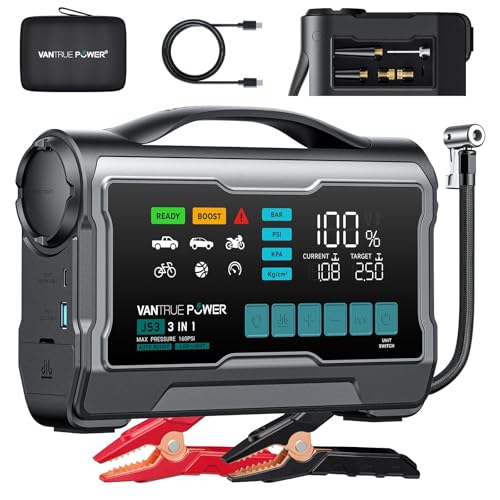 VANTRUE POWER JS3 Jump Starter and Air Compressor