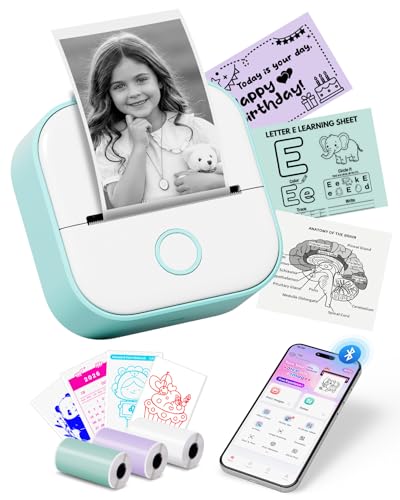 Memoking T02 Mini Portable Thermal Printer