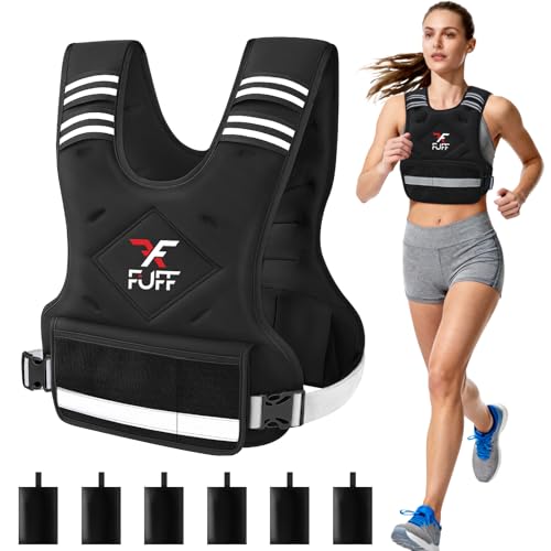 FUFF Adjustable Weighted Vest for Strength Training