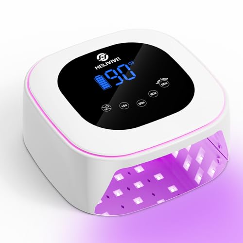 HELIVIVE Cordless UV LED Nail Lamp