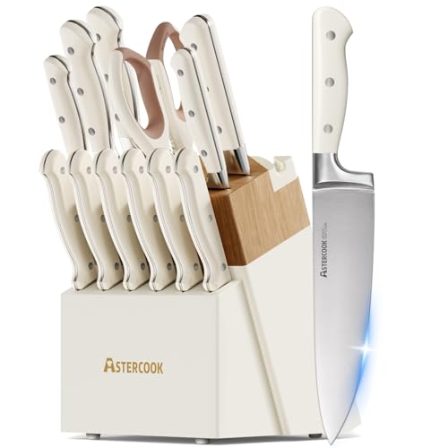 Astercook 14-Piece Kitchen Knife Set