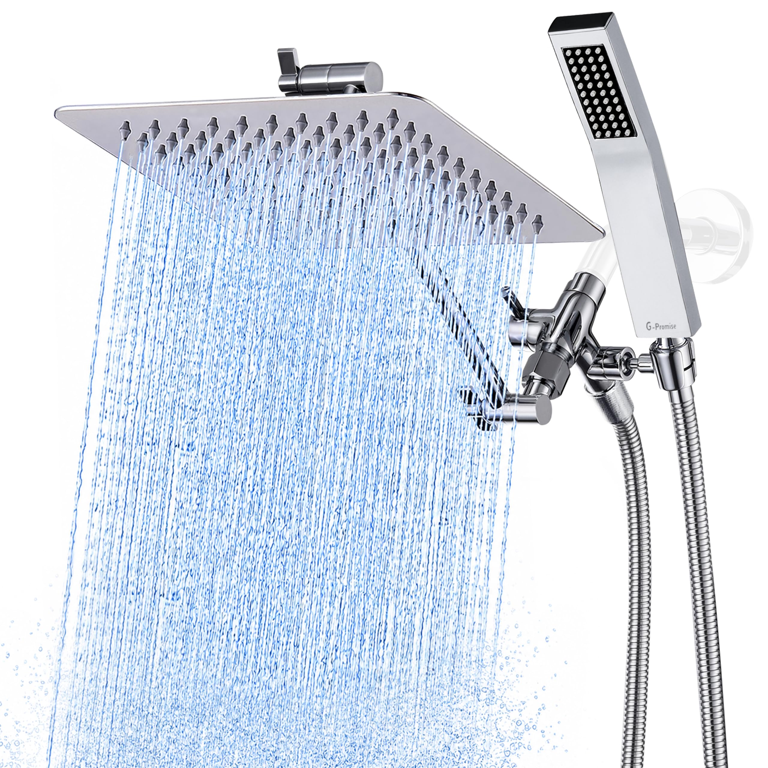 G-Promise Dual Shower Head Combo Chrome