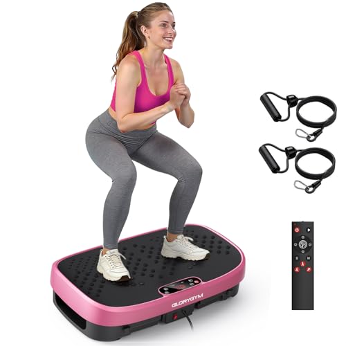 Glorygym Curved Vibration Plate Exercise Machine
