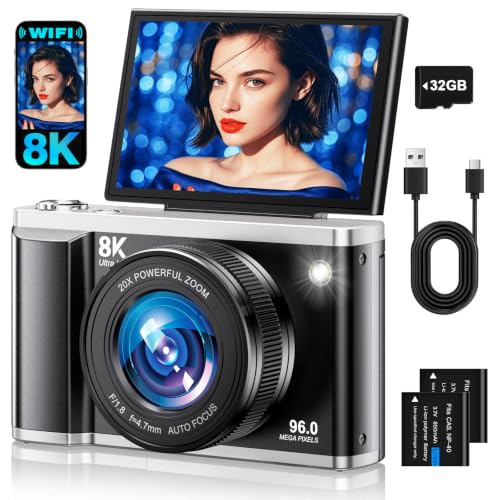 AUREAPIX 8K WiFi 96MP Autofocus Vlogging Camera
