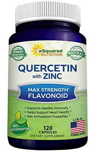 ASquared Nutrition Quercetin 1000mg with Zinc