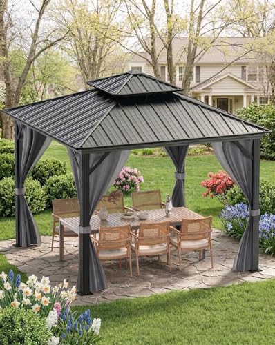 GarveeLife Hardtop Gazebo 8x8 for All Weather