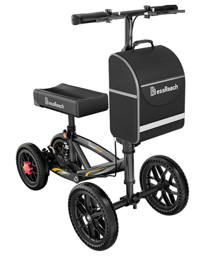 BlessReach Foldable Knee Scooter Walker