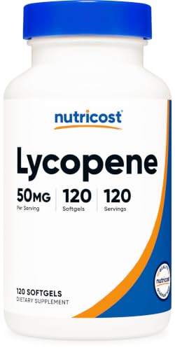 Nutricost Lycopene 50mg Softgels 120 Count