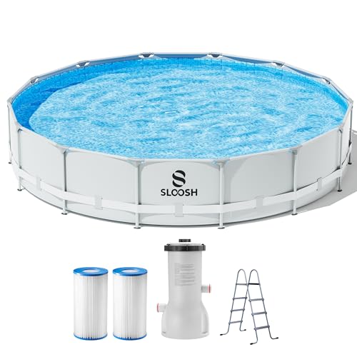 Sloosh Round Above Ground Pool Set