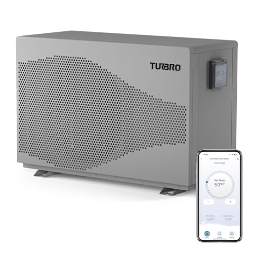 TURBRO 58,000 BTU Inverter Pool Heat Pump