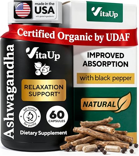 VitaUp Ashwagandha 1310mg with Black Pepper