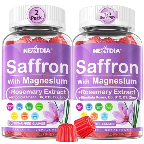 Nextdia Saffron Gummies - Calm & Focus Formula