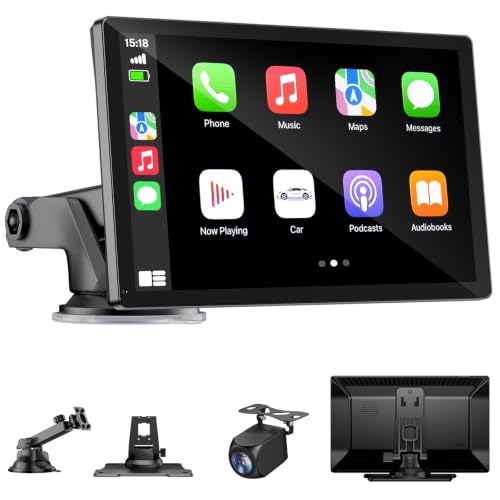 HAUXIY 9" Wireless Carplay & Dash Cam