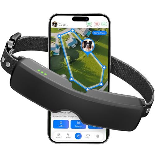 Thereye Wireless GPS Dog Fence Collar