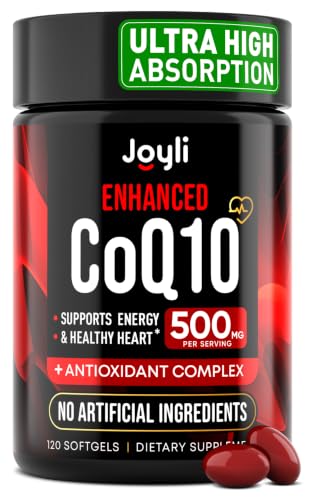 High Absorption CoQ10 500mg Softgels