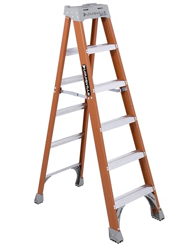 Louisville Ladder 6-Foot Fiberglass Step Ladder