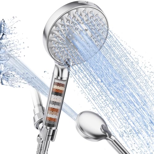 Filtered Handheld High Pressure Shower Head 9 Mode