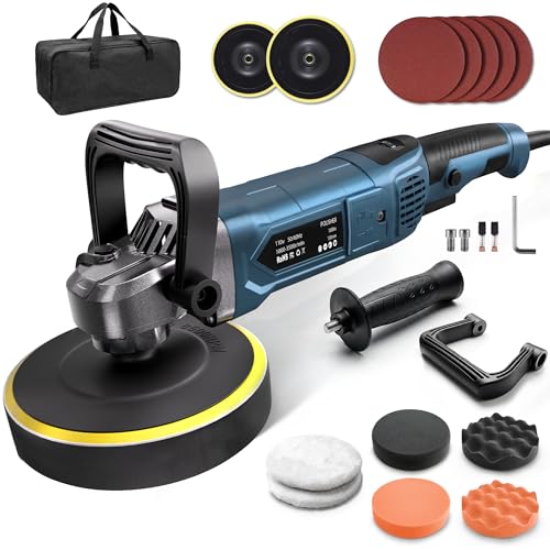 OFISPEED Rotary Car Buffer Polisher 1600W
