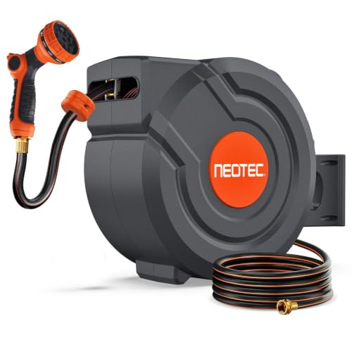 NEOTEC Retractable Garden Hose Reel 130 ft