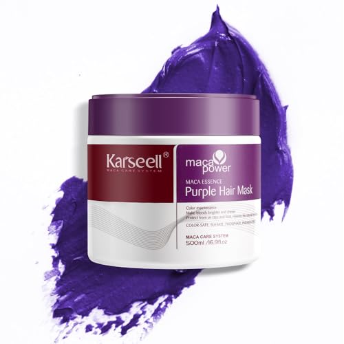 Karseell Purple Hair Mask for Blonde & Gray Hair