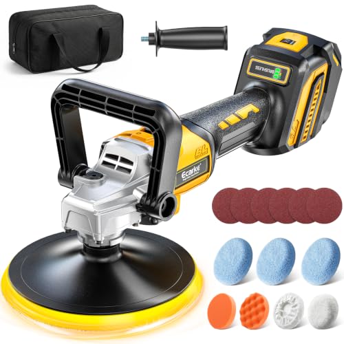 Ecarke Cordless Car Buffer Kit Compatible with Dewalt