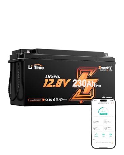 Litime 12V 230Ah Bluetooth Lithium Battery