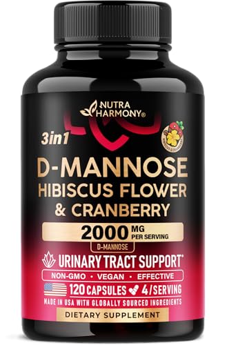 D-Mannose with Cranberry & Hibiscus Supplement