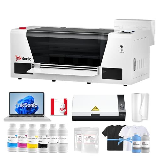 INKSONIC F1080 DTF Printer with Oven & Laptop