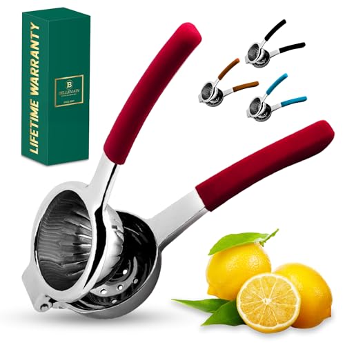 Bellemain Metal Citrus Juicer with Silicone Handles