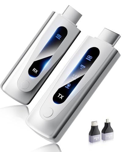 FWTAOU Wireless HDMI Transmitter & Receiver 100M