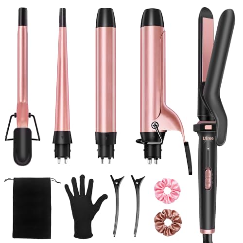 Ufree 5 in 1 Curling Iron Set