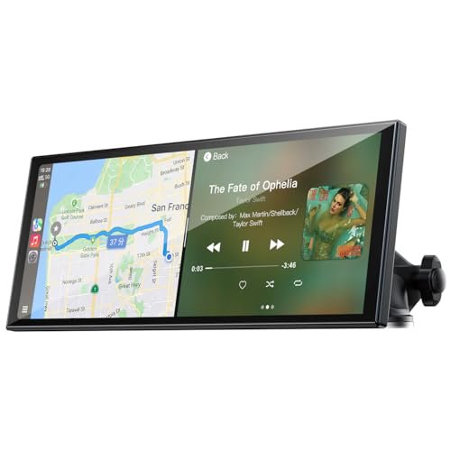 LAMTTO CarPlay & Android Auto Touchscreen Display