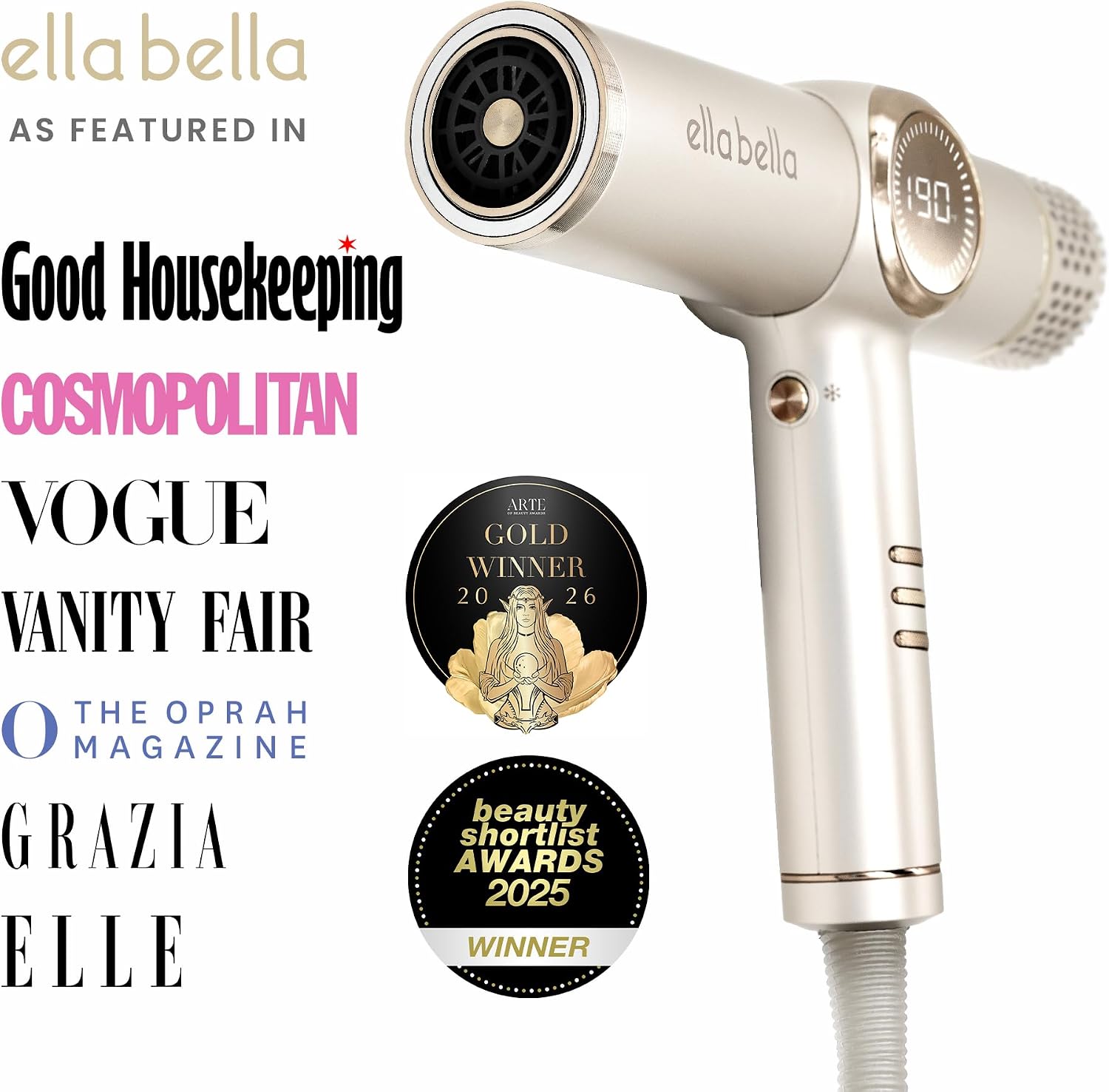 Ionic Hair Dryer Champagne