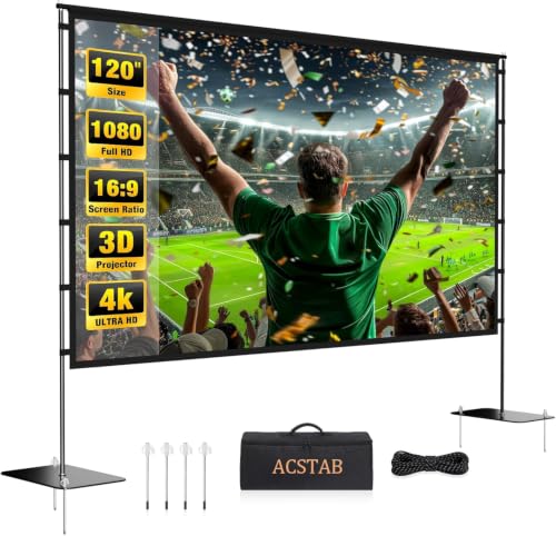 ACSTAB 120 Inch Portable Projector Screen