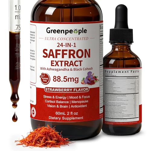 GreenPeople Saffron Vegan Supplement Strawberry