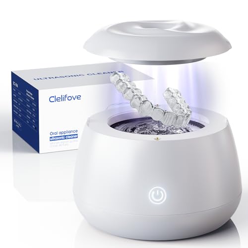 Ultrasonic Retainer Cleaner 48kHz (White)