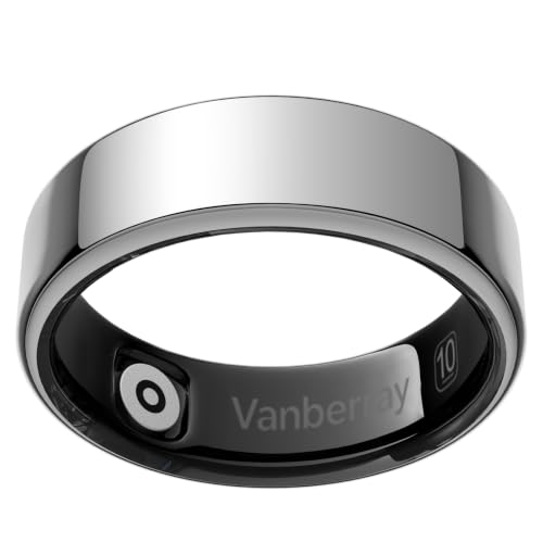 Smart Ring 2026, Sleep & Fitness Tracker, Silver 8