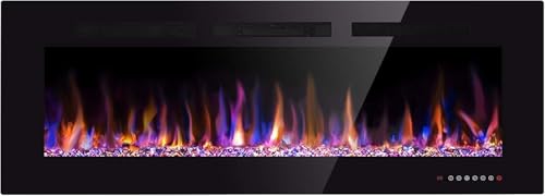 Xbeauty 50" Wall Mounted Electric Fireplace
