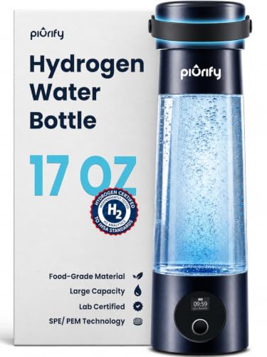 PIURIFY Hydrogen Water Bottle Generator 17 OZ