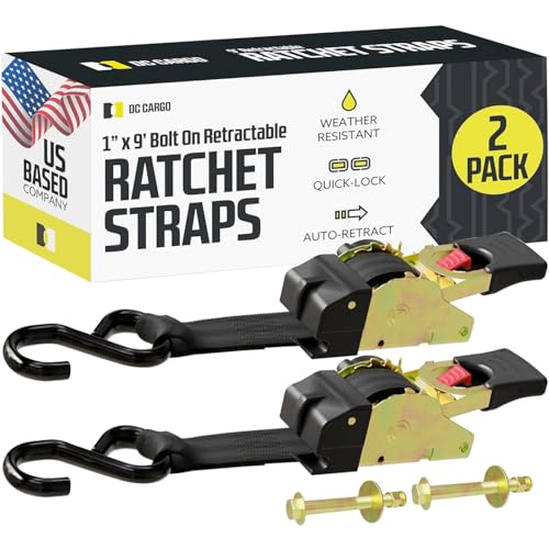 DC Cargo Mall Auto Retractable Ratchet Straps