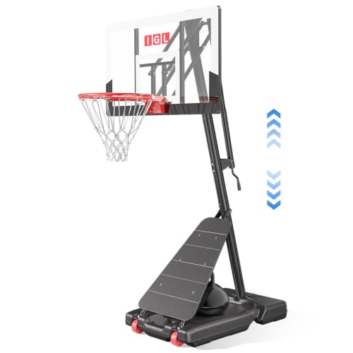 IGL Adjustable Portable Basketball Hoop System