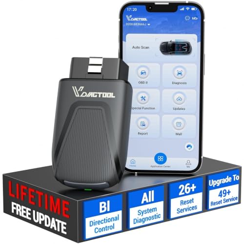 VDIAGTOOL D200 Bluetooth OBD2 Scanner