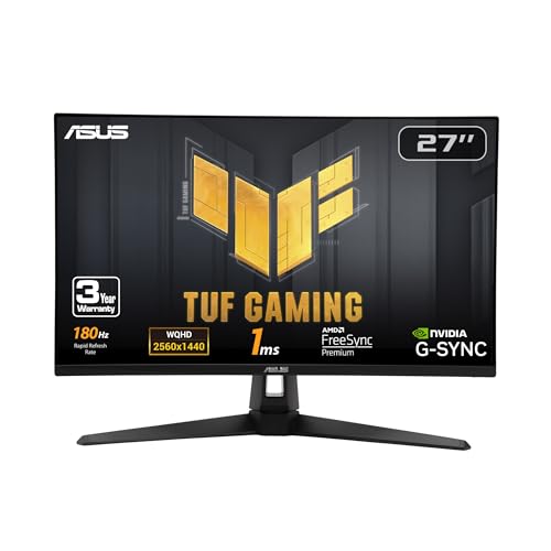 ASUS TUF Gaming 27&rdquo; 1440P HDR Monitor VG27AQ3A