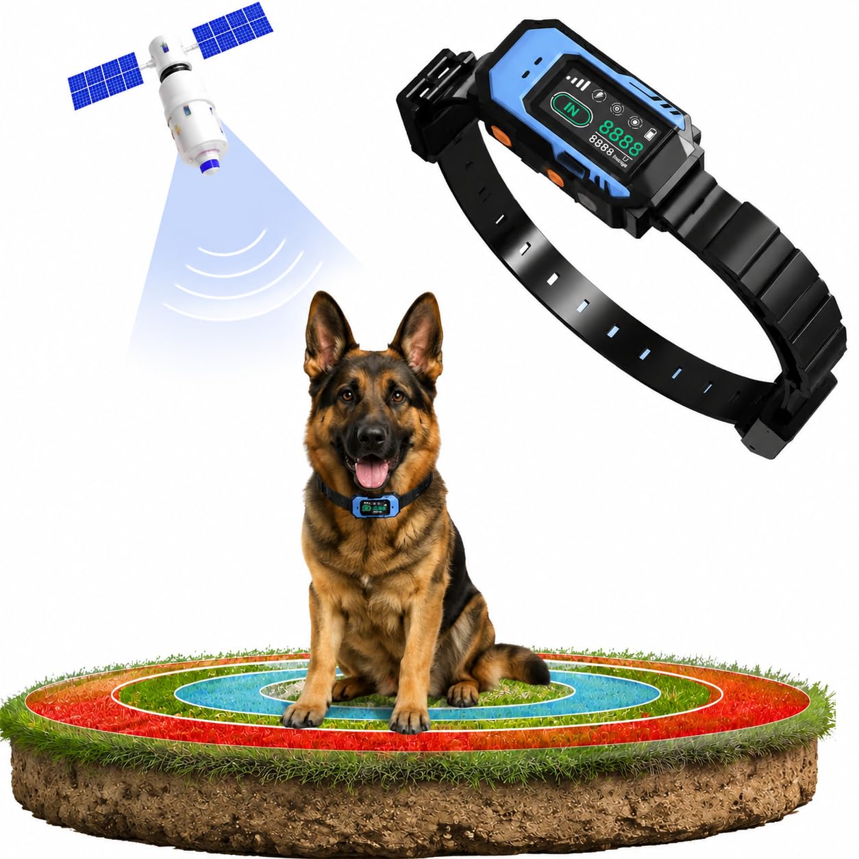 PATPET GPS Dog Collar Fence System