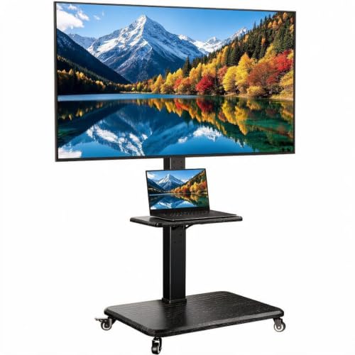 Perlegear TV Stand with Wheels