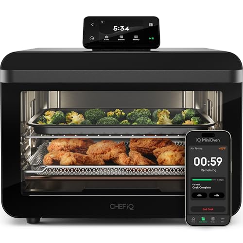 CHEF iQ MiniOven Smart Toaster Oven Combo