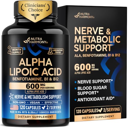 Alpha Lipoic Acid 600mg Supplement