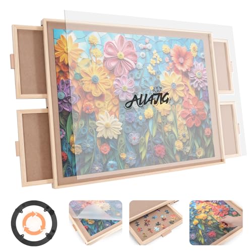 Puzzle Board With Drawers