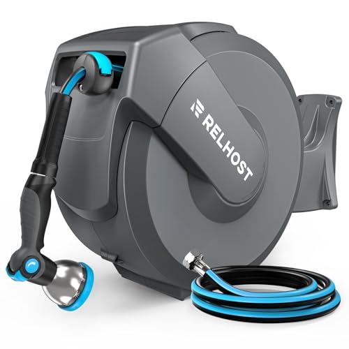Relhost Garden Hose Reel 5/8" x 100 ft